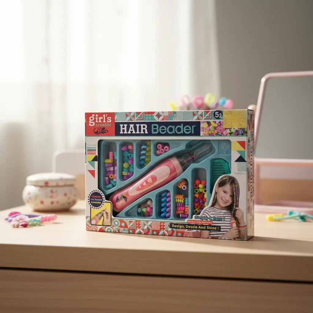Set Trenzadora De Cuentas Para Cabello Candy Toys
