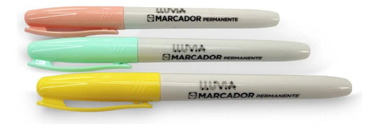 Marcadores Permanentes Lluvia Caja Con 36 Colores