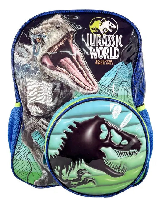 Mochila Primaria 3 Piezas Marca Ruz Jurassic World