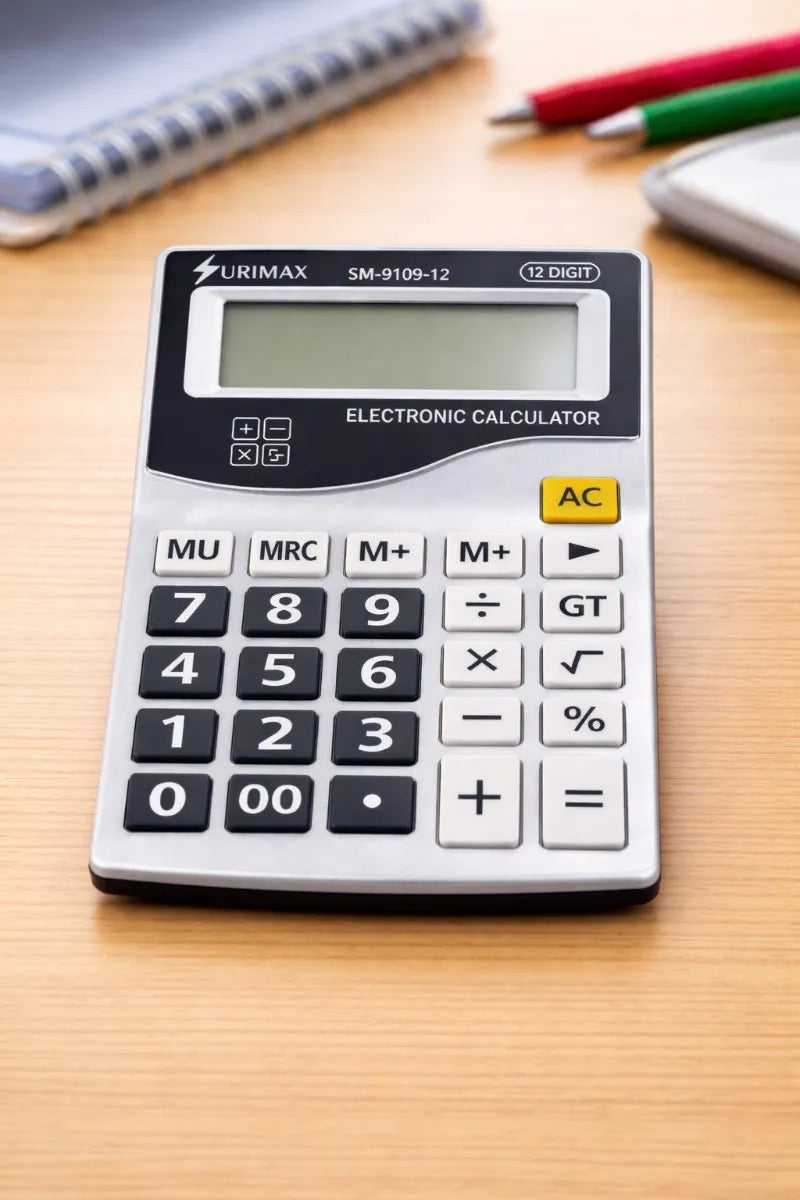 Calculadora Surimax Pantalla 12 Dígitos Oficina Escuela