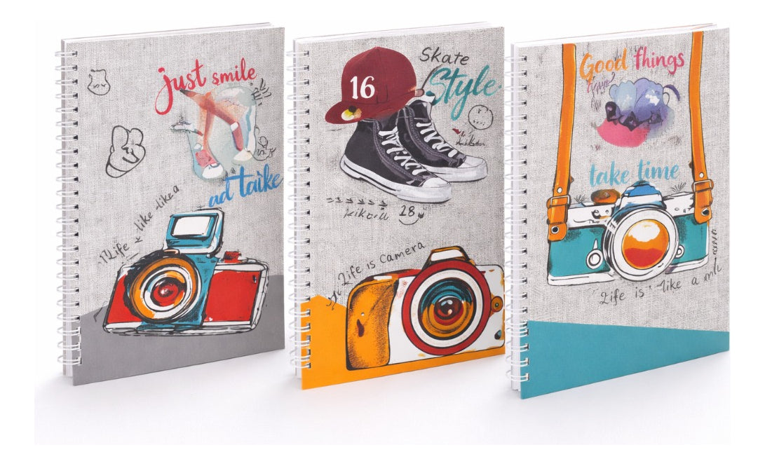 Libretas 3 Piezas Cuadro Chico Diseños Urbanos Surimax