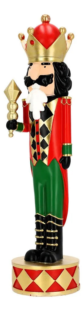 Rey Navideño Lluvia de Resina 45 cm