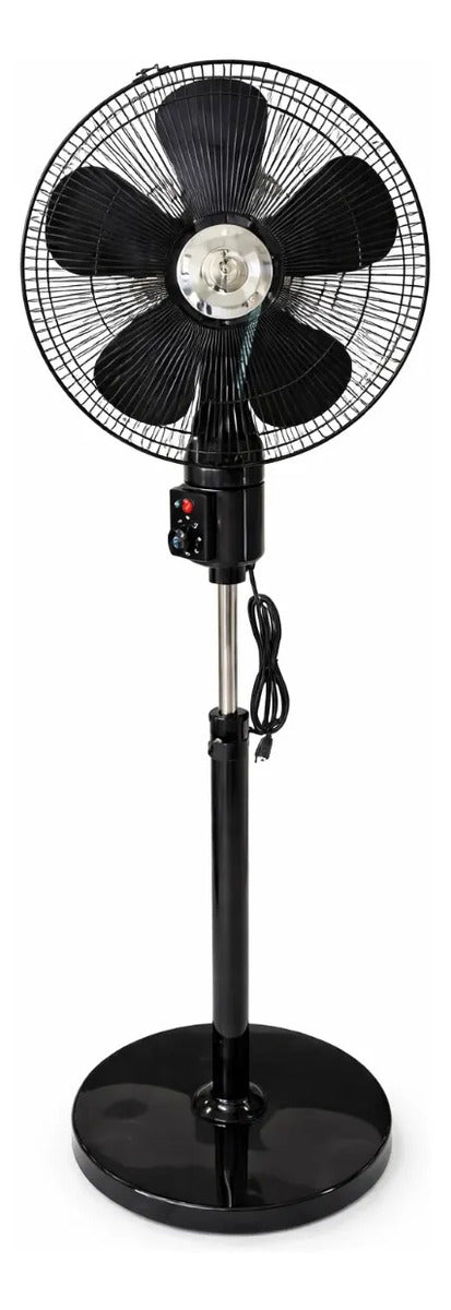 Ventilador Negro Oscilante Doble Cabezal 3 Velocidades