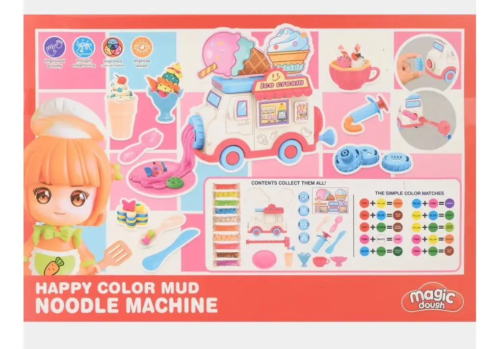 Set De Plastilina Camión De Helados Con 27 Piezas Candy Toys