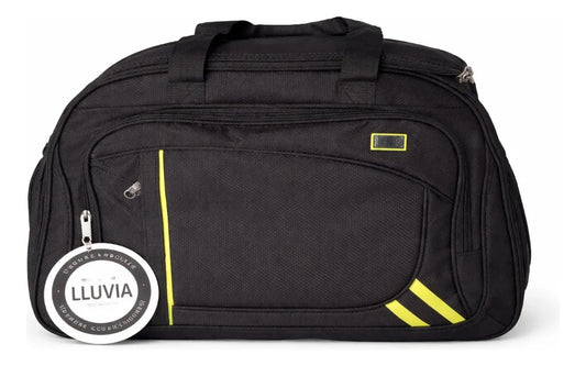 Maleta Deportiva Lluvia Negra Para Viaje Bolsa Amplia
