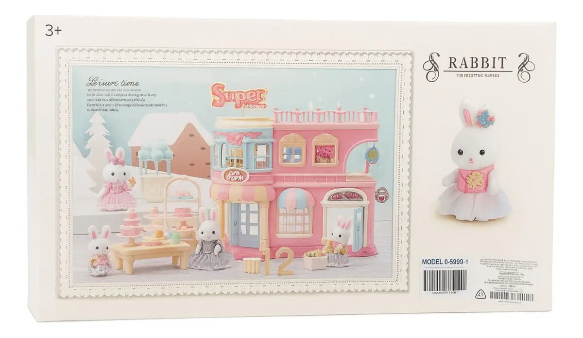Conejito De Terciopelo Candy Toys Casa De Juego Con Elevador
