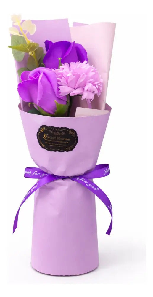 Arreglo Floral Rosas 3 Colore En Caja Transparente 29x6x13