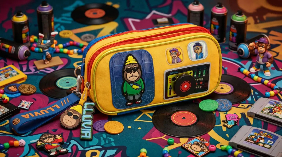 Lapicera Lluvia Dj Monkey Con Spinner Disco Musical