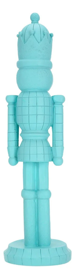 Cascanueces Lluvia Azul Turquesa Pastel 40 cm