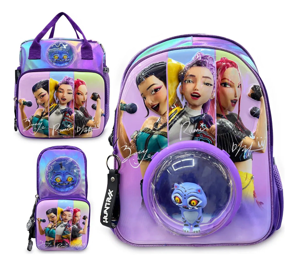 Set Escolar Fotorama Lila KPop Demon Hunters 3D
