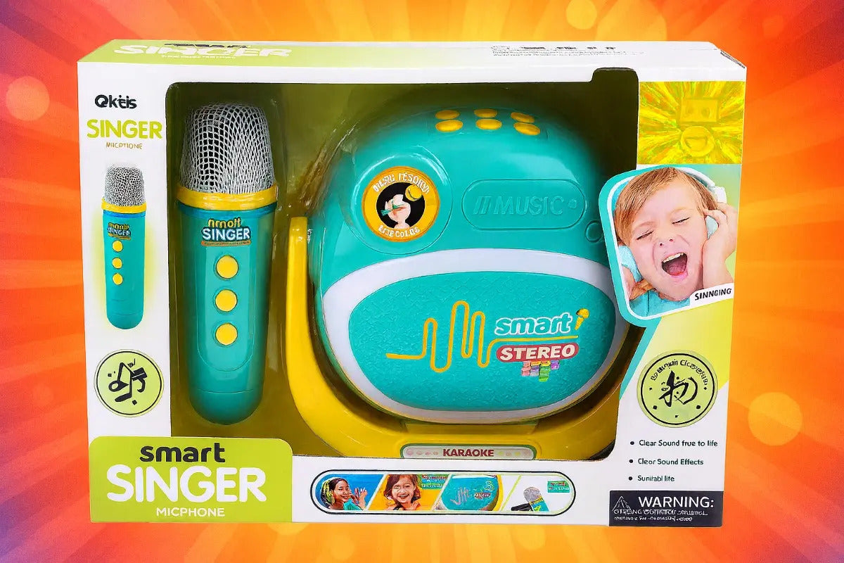Micrófono Bluetooth Infantil Candy Toys Con Bocina Led