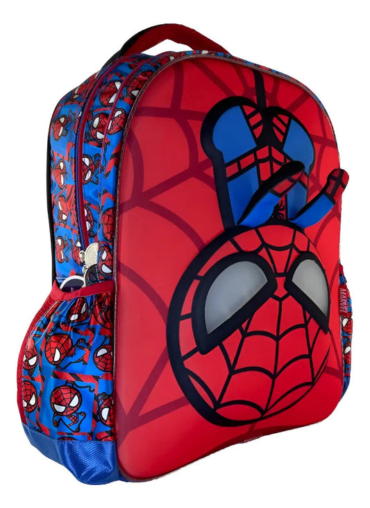 Mochila Primaria Spider-man Con Luz Led