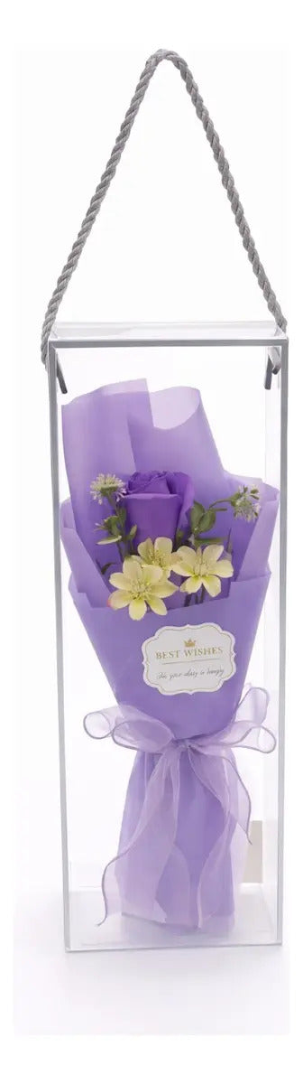 Detalle Romantico Con Flores Infinitas Lila Surimax