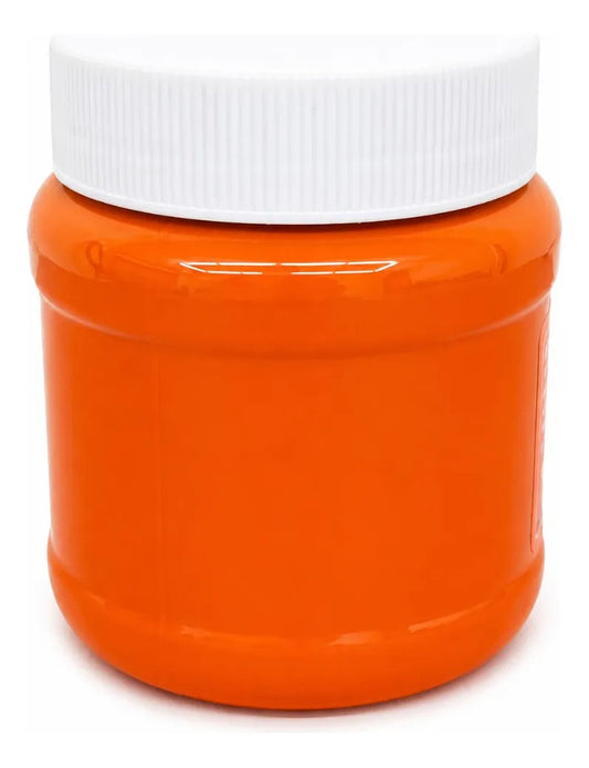 Pintura Politec Naranja 250 Ml Uso Escolar Y Artístico