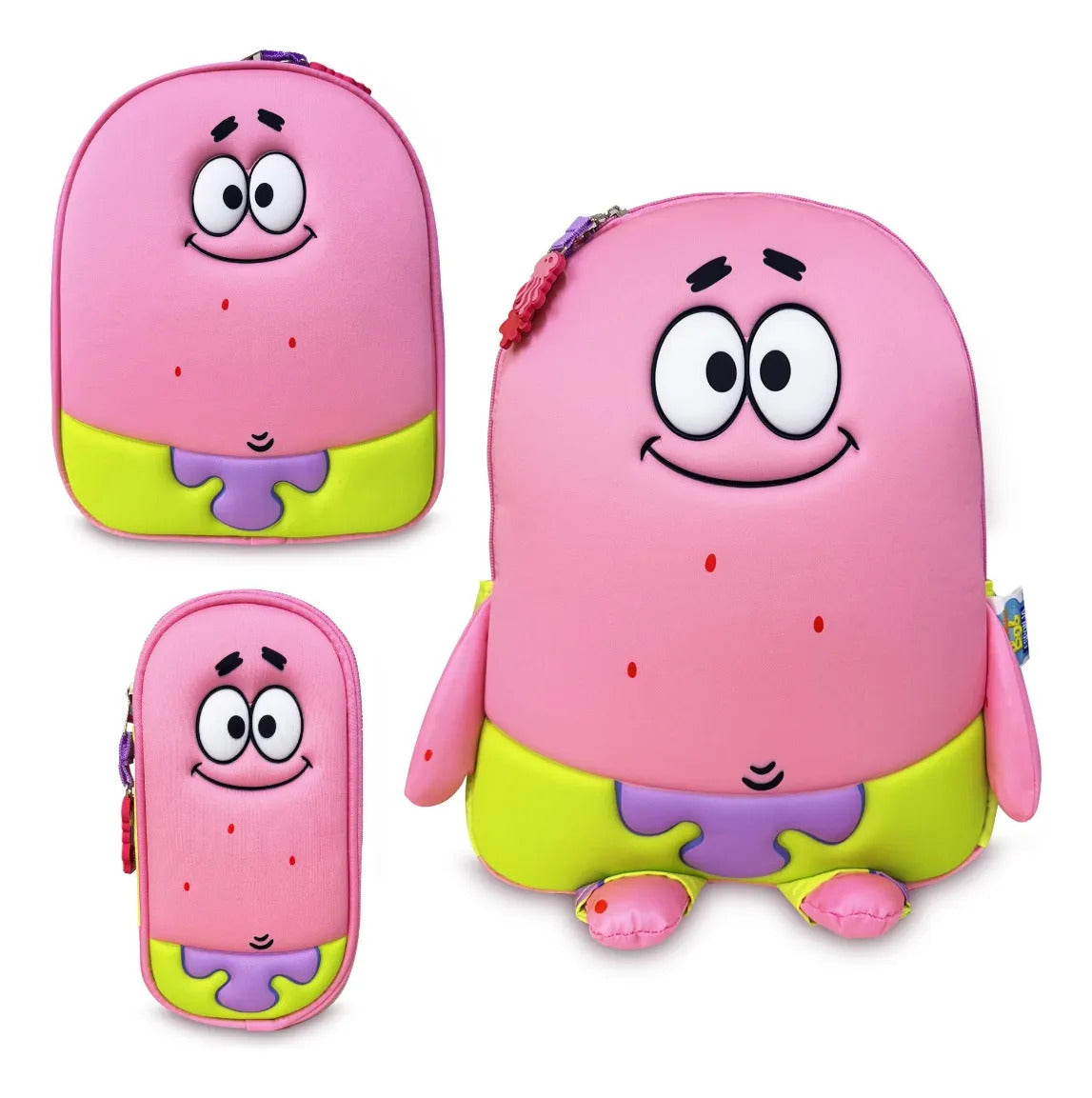 Set Escolar Yadatex Rosa 3 Piezas Patrick Star