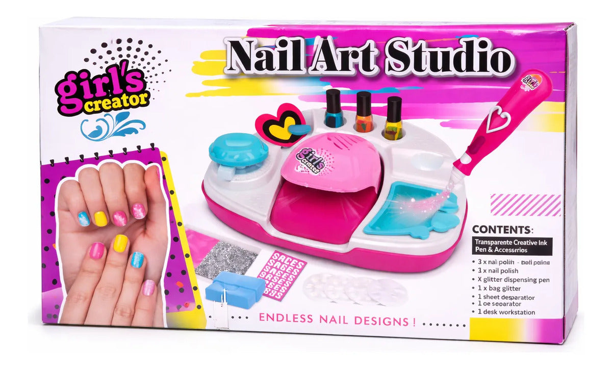 Máquina De Uñas Candy Toys Con 18 Accesorios