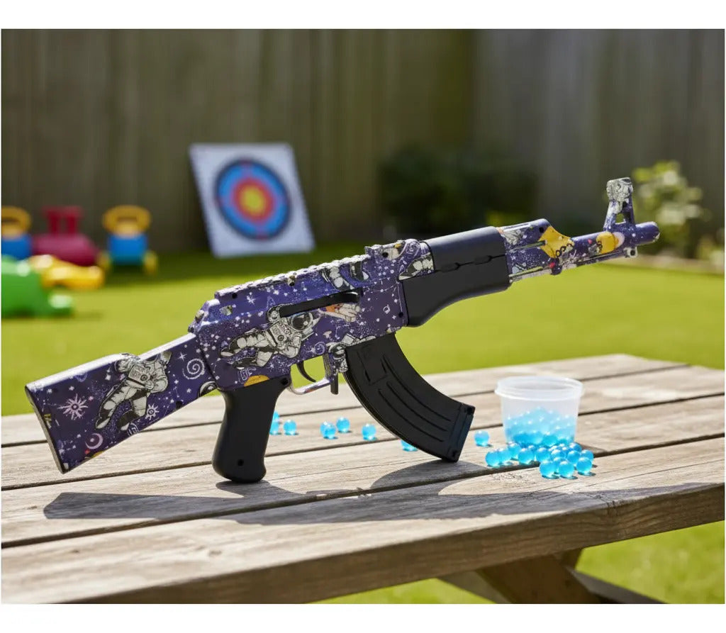 Rifle Ak47 De Hidrogel Recargable Candy Toys Con 30000 Balas