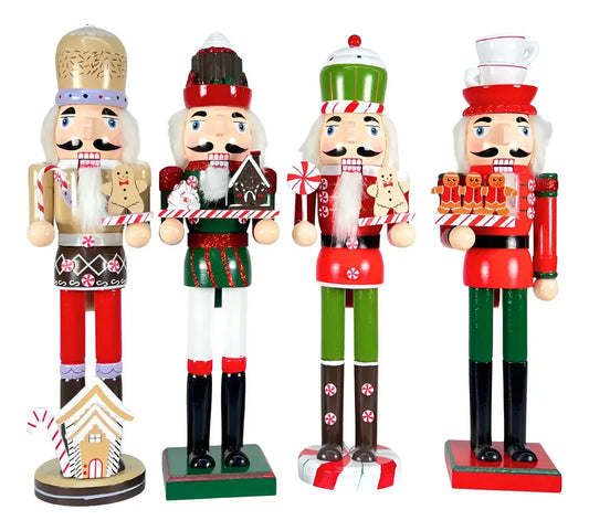 Cascanueces Navidad Lluvia 30 Cm Maestros Jengibre 1 Pieza