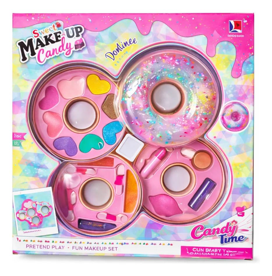 Set De Maquillaje En Estuche Dona Candy Toys