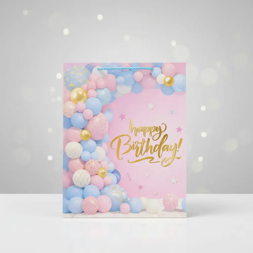 Bolsas De Regalo Una Docena Globos Con Letras Metálicas