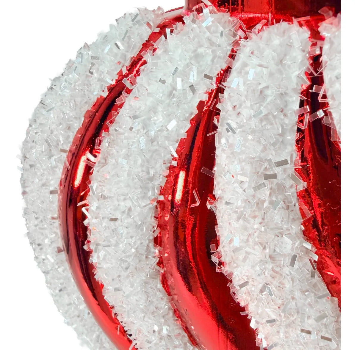 Adorno Navideño Imperial Lluvia Light Rojo 35 cm