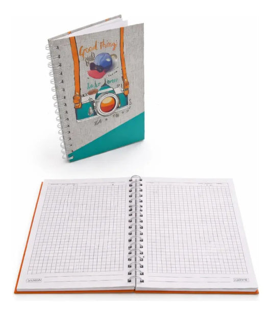 Libretas 3 Piezas Tamaño Francés Cuadrícula Chica Surimax