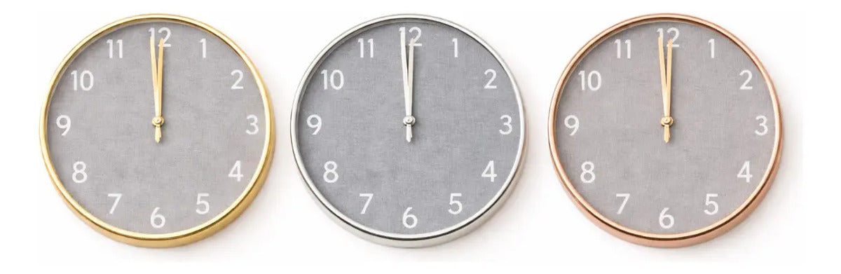 Reloj De Pared 29x4x29 Cm Diseño Elegante Para Hogar Oficina