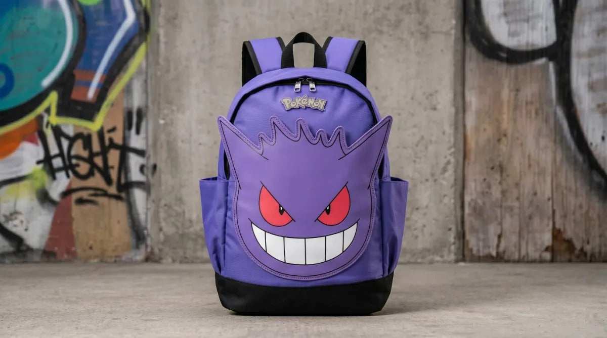 Mochila Escolar Yadatex Pokémon Gengar Gran Capacidad
