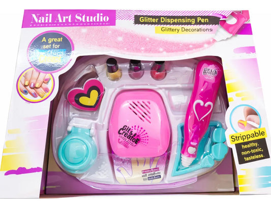 Máquina De Uñas Candy Toys Con 18 Accesorios
