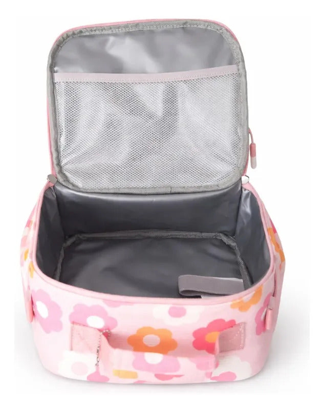 Set 3 Piezas Lluvia Diseño Floral Mochila Lonchera Lapicera