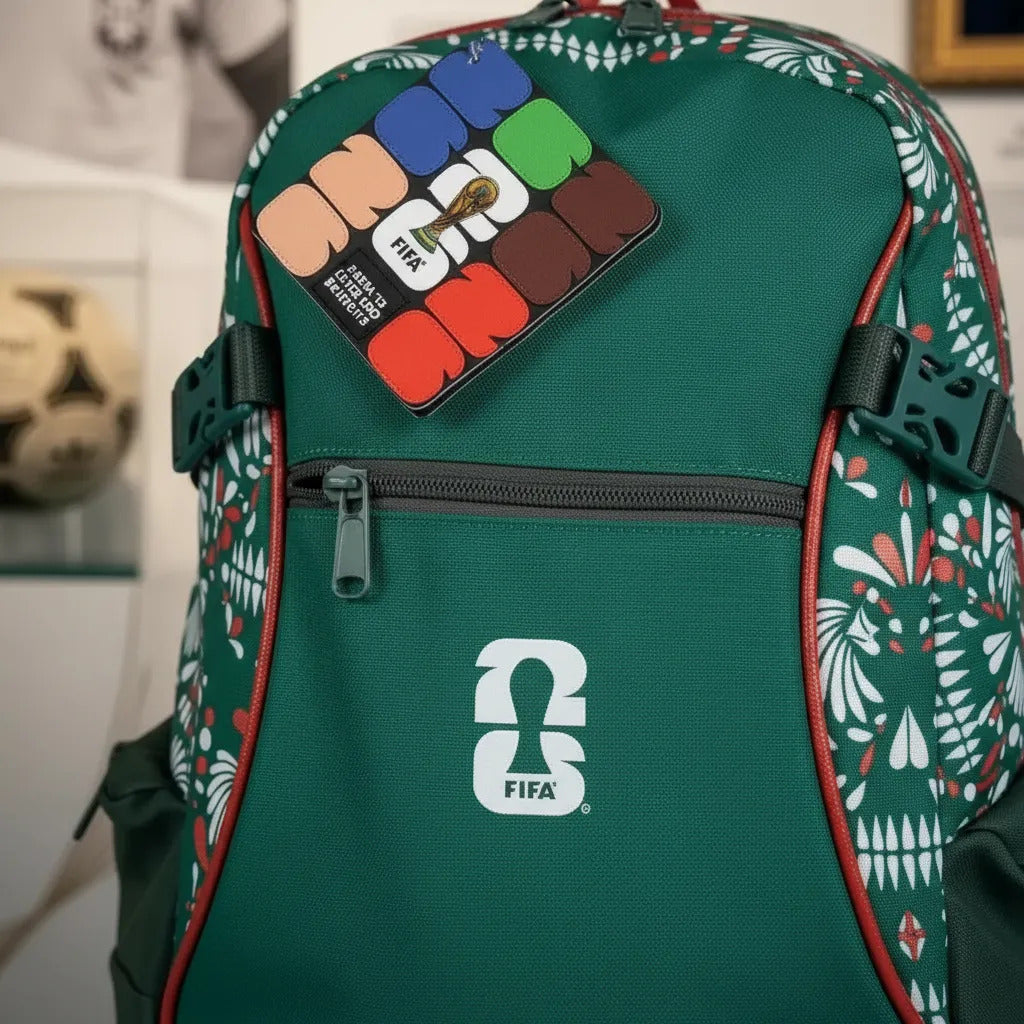 Mochila Ruz X Fifa Verde Edición Mundial Inspirada En México