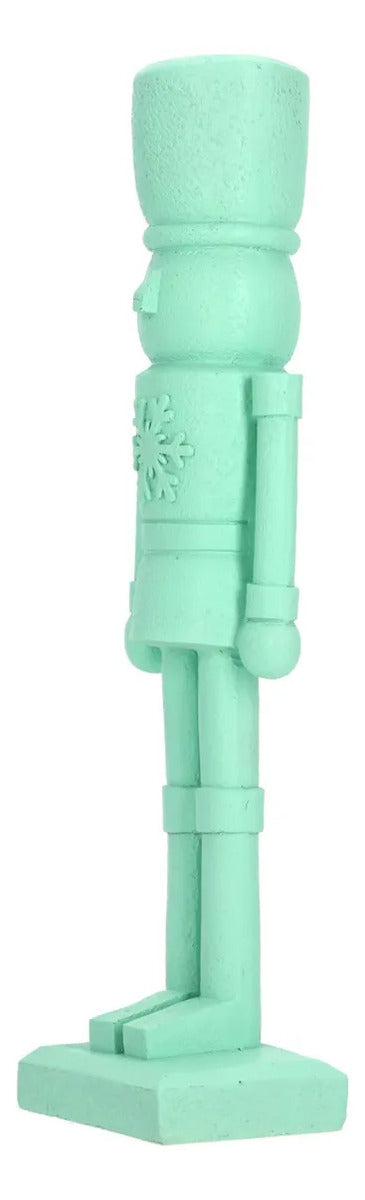 Cascanueces Verde Menta con Copo de Nieve 29 cm
