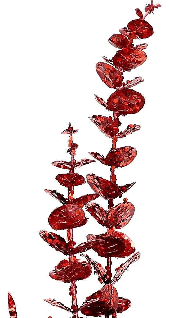 Rama Lluvia Cola de Sirena Rojo Rubí 78 cm