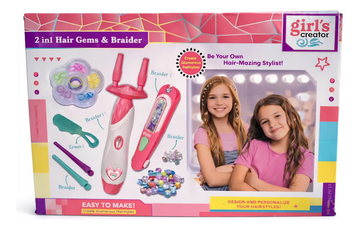 Set De Trenzas Y Decoración De Cabello 3 En 1 Con 30 Piezas