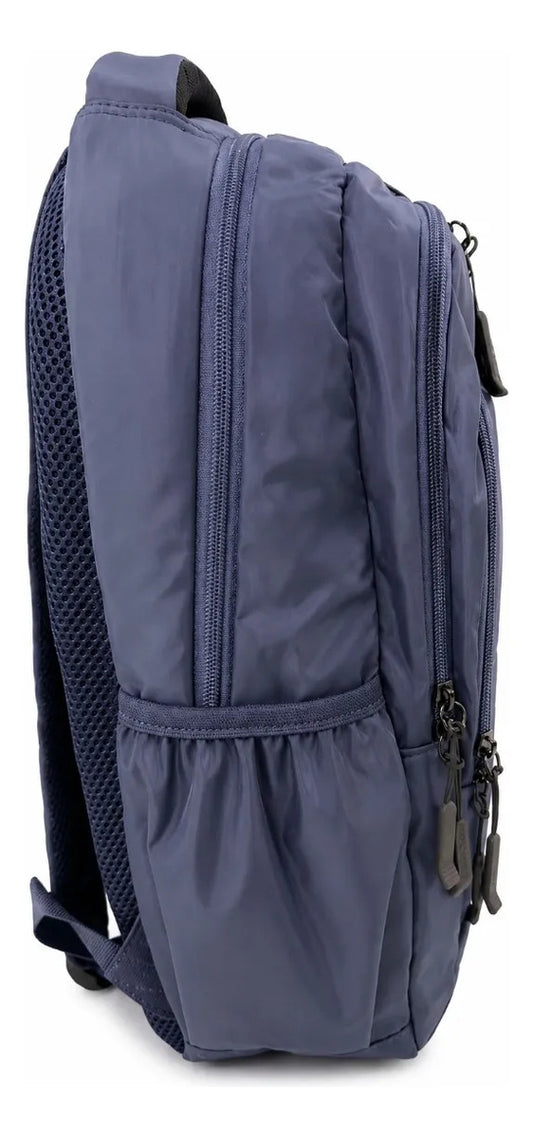 Mochila Fotorama Urbania Azul Gris Escolar Universitaria