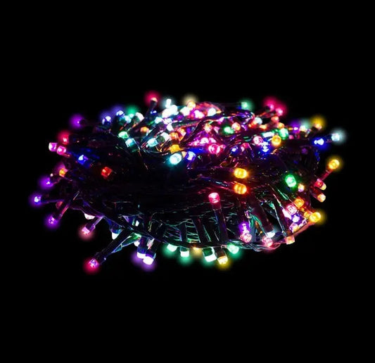 Serie Navideña 1000 Luces Led Multicolor Magica Lluvia