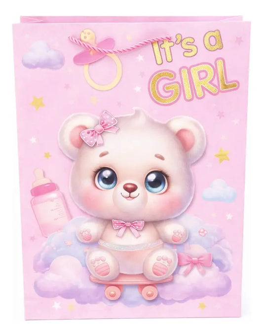 Bolsas De Regalo Una Docena Baby Shower Osito Bebé Surimax