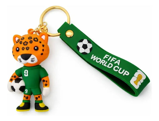 Llavero Jaguar Futbolista Selección Fifa World Cup Lluvia