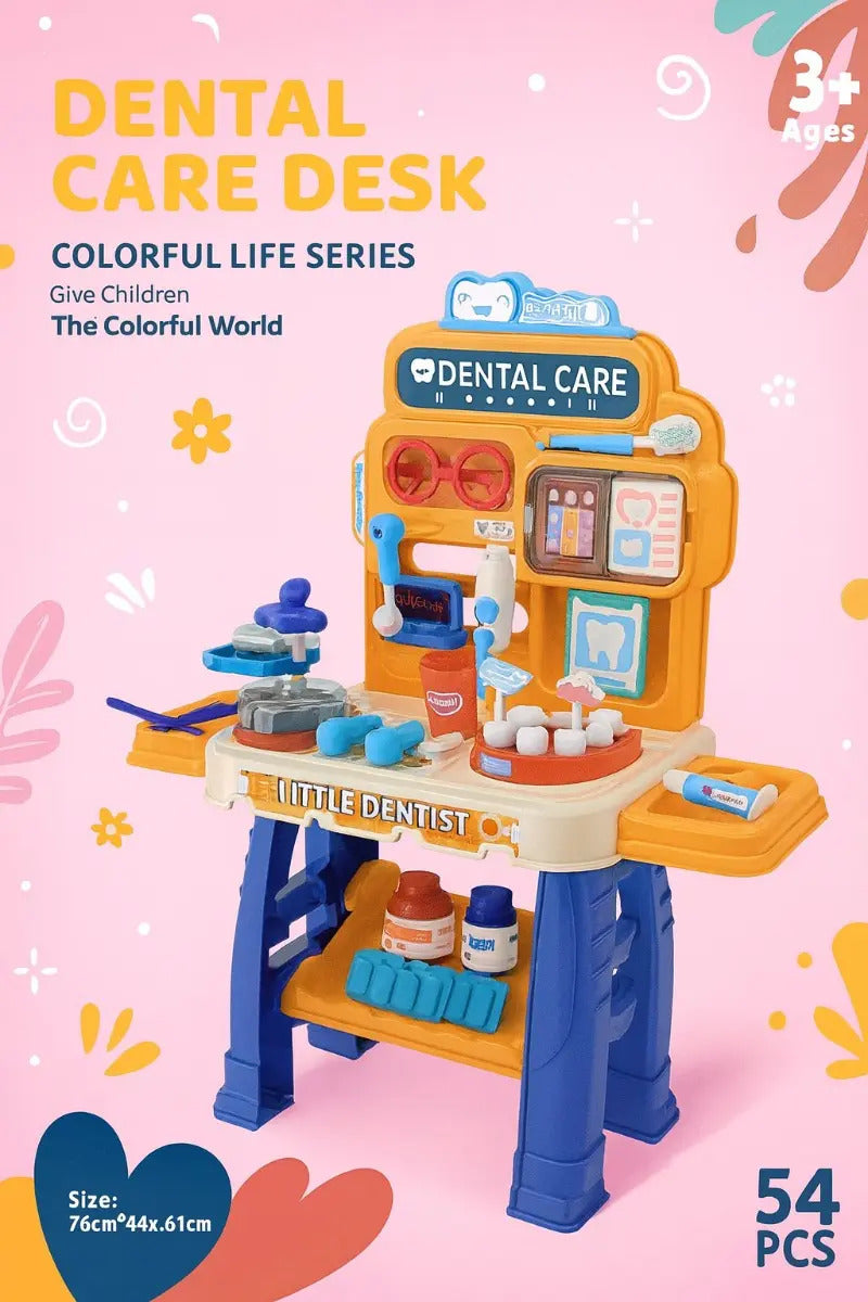 Consultorio Dental Infantil Candy Toys Educativo 54 Piezas