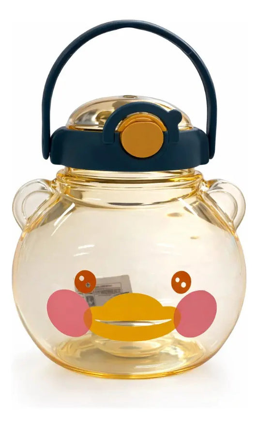 Vaso Para Agua Niños 1430 Ml Antiderrame Pato Y Oso