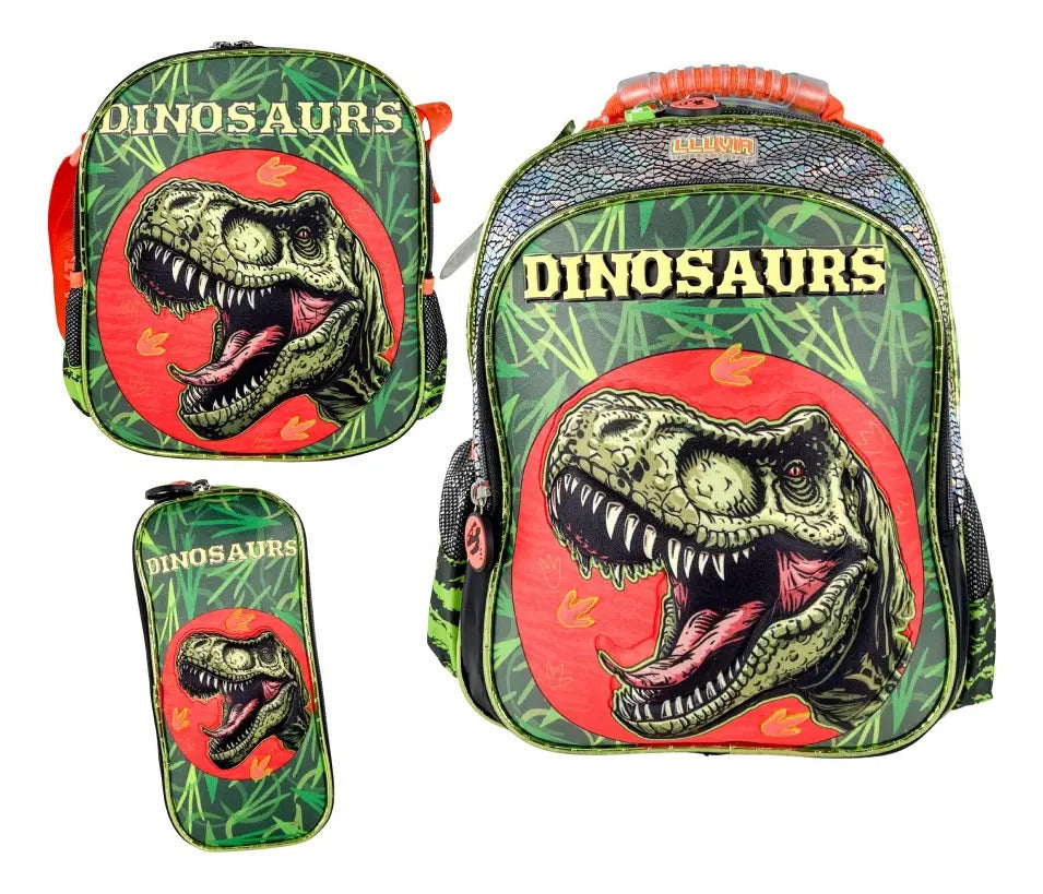 Paquete 3 Piezas Marca Lluvia Diseño Dinosaurio T Rex Kinder