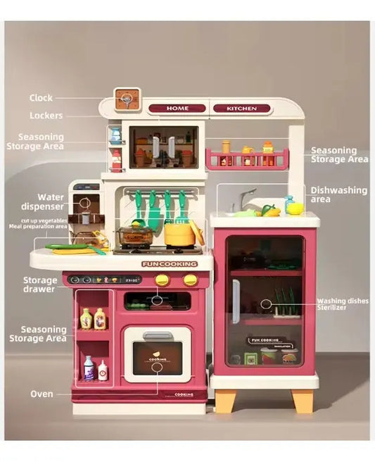 Set Cocina Marca Candy Toys Infantil Para Pequeños 52 Piezas