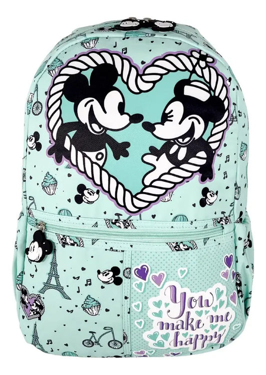 Paquete Mochila 3 Piezas Marca Lluvia Mickey Primaria