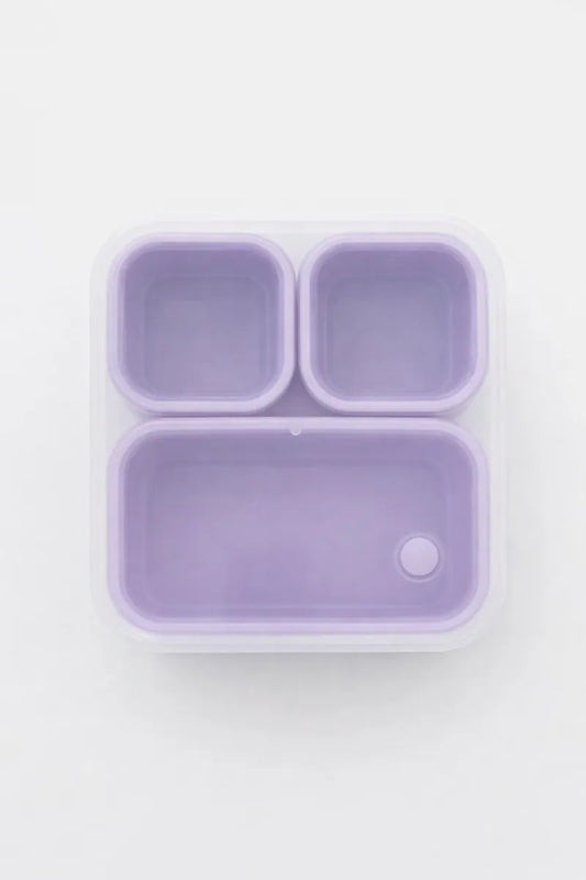 Tupper Yoovee 720 Ml Con 3 Compartimientos Sellado Antifugas