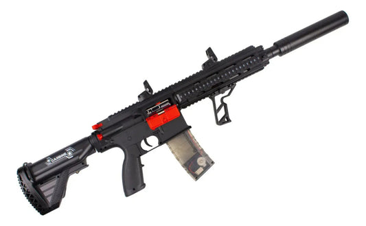 Pistola Hidrogel Fusil 100,000 Balas Con Accesorios Negro
