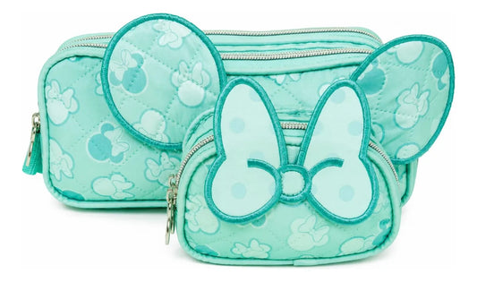Lapicera Escolar Ruz Minnie Verde Menta Compartimientos