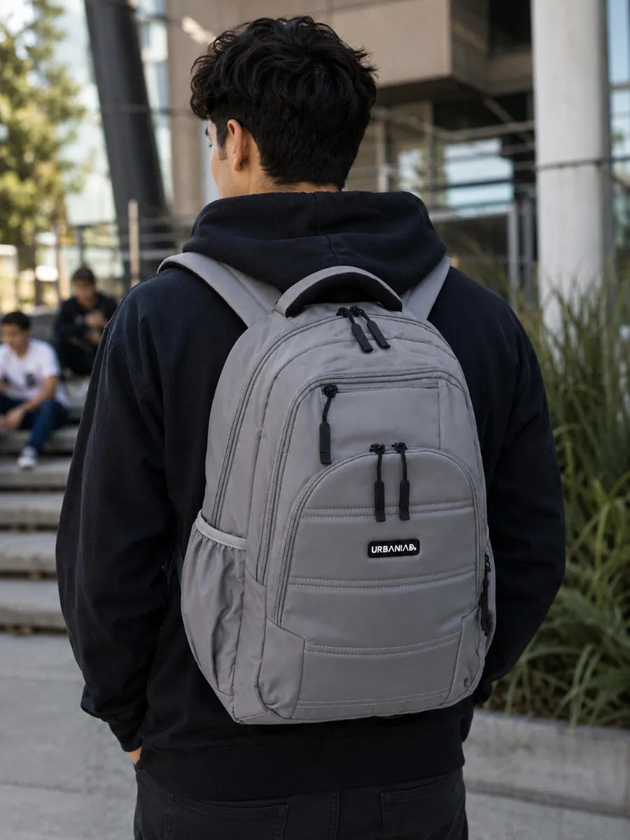 Mochila Fotorama Urbania Escolar Universitaria Gris