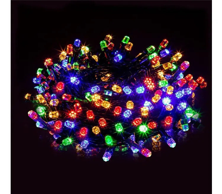 Serie 500 Luces Foco Diamante Multicolor 25m Aproximadamente