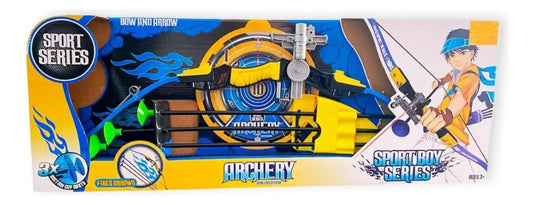 Arco Con Luz Y Laser Amarillo Candy Toys Con 3 Flechas