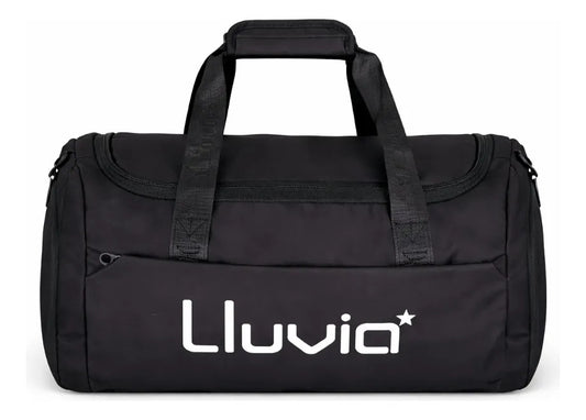 Maleta Sport Lluvia Negro Con Blanco De Viaje Amplia